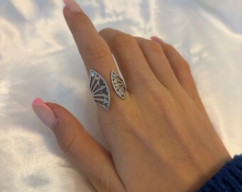 Yasmine silver ring