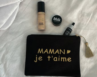 Pochette maman je t’aime noir