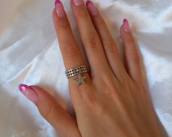 Juliette silver ring