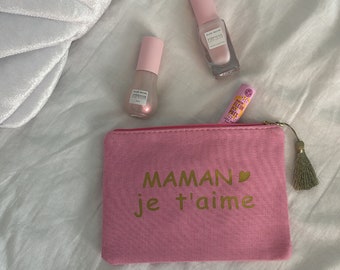 Pochette maman je t’aime rose