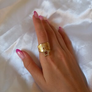 Golden Diana ring image 1