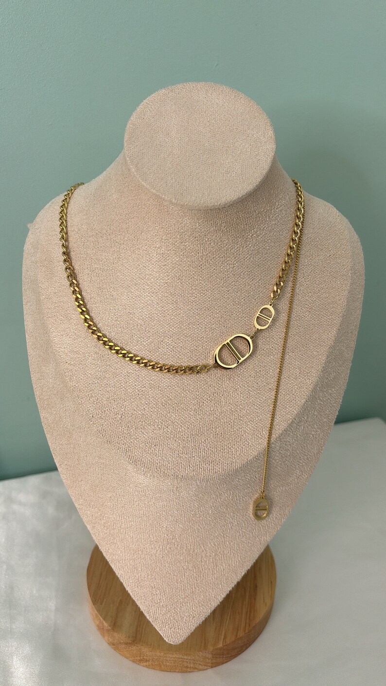 Gold Camille necklace image 3