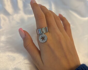 Silver Melody ring