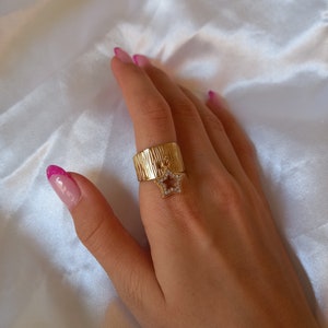 Golden Diana ring image 2