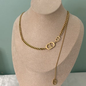 Gold Camille necklace image 1