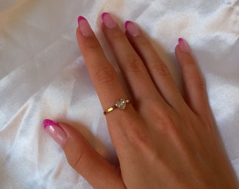 Aimée white gold ring