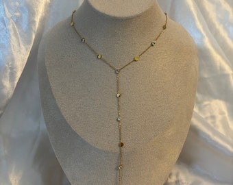 Delicate golden necklace