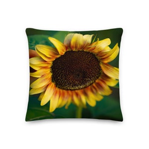 Sunflower Premium Pillow - Almohada Feliz - Trae un poco de sol