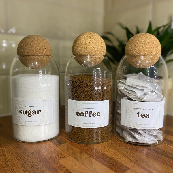 Tea Coffee Sugar Etsy UK