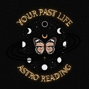 Lectura de cartas astrológicas védicas de vidas pasadas / Lectura del karma / Lectura de semillas estelares / Exploración de vidas pasadas / Lectura psíquica - Entrega el mismo día