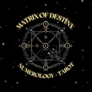 Lectura completa de la Matriz del Destino / Lectura del Tarot / Numerología / Guía en profundidad / Lectura psíquica / Matriz del Alma / Yo Superior / Propósito de vida
