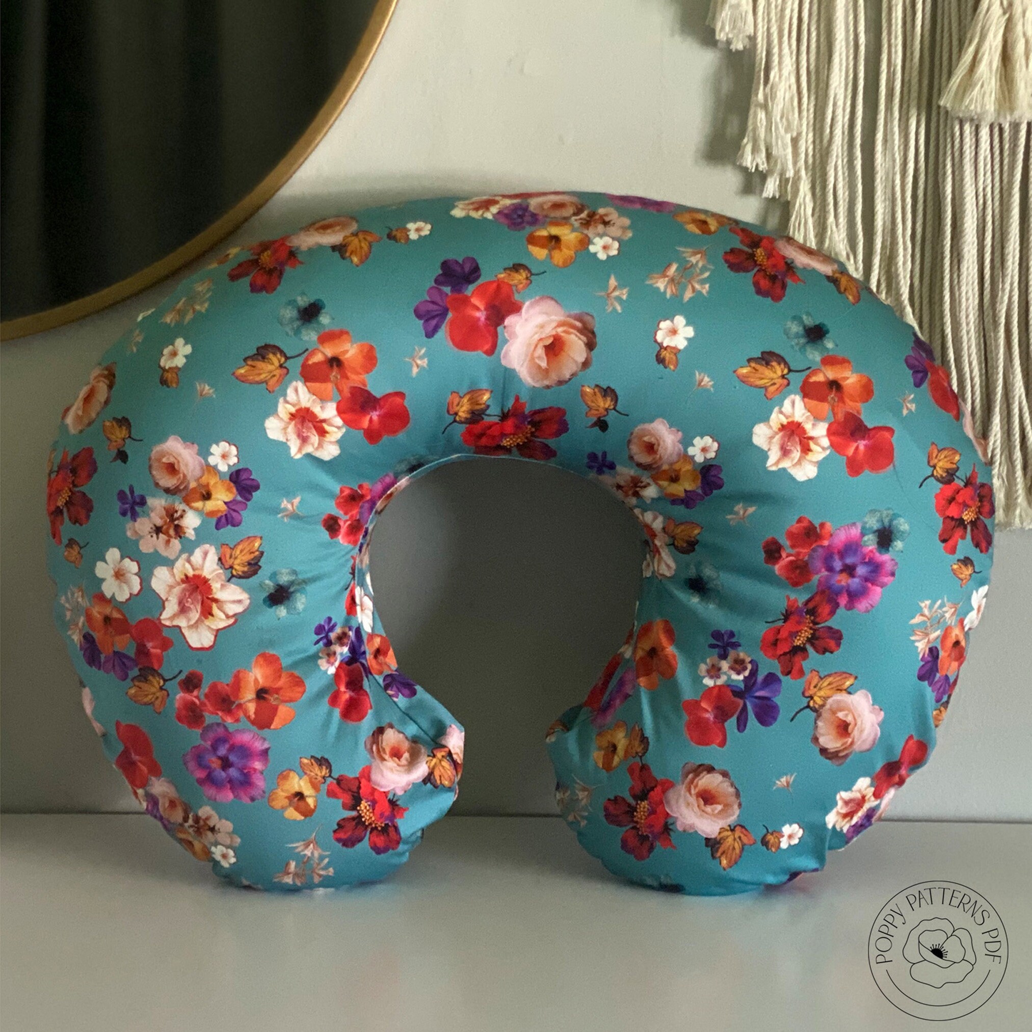 Nursing Pillow Cover PDF Sewing Pattern US Letter Size & A4 Digital