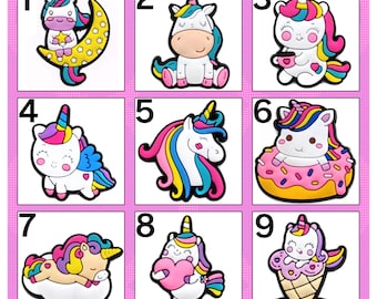 Baby Unicorn Croc Charms