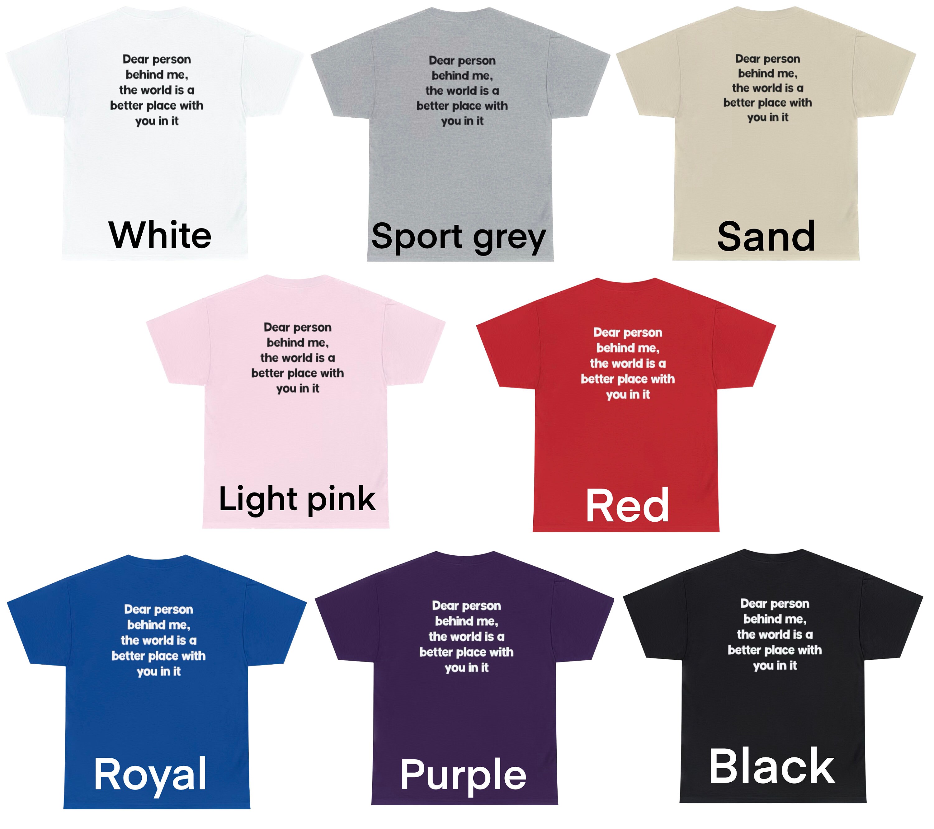 Funny Women's T-Shirt – 'You Matter To The Person Behind Me' Letter Print Tee – Soft Casual Short Sleeve Top