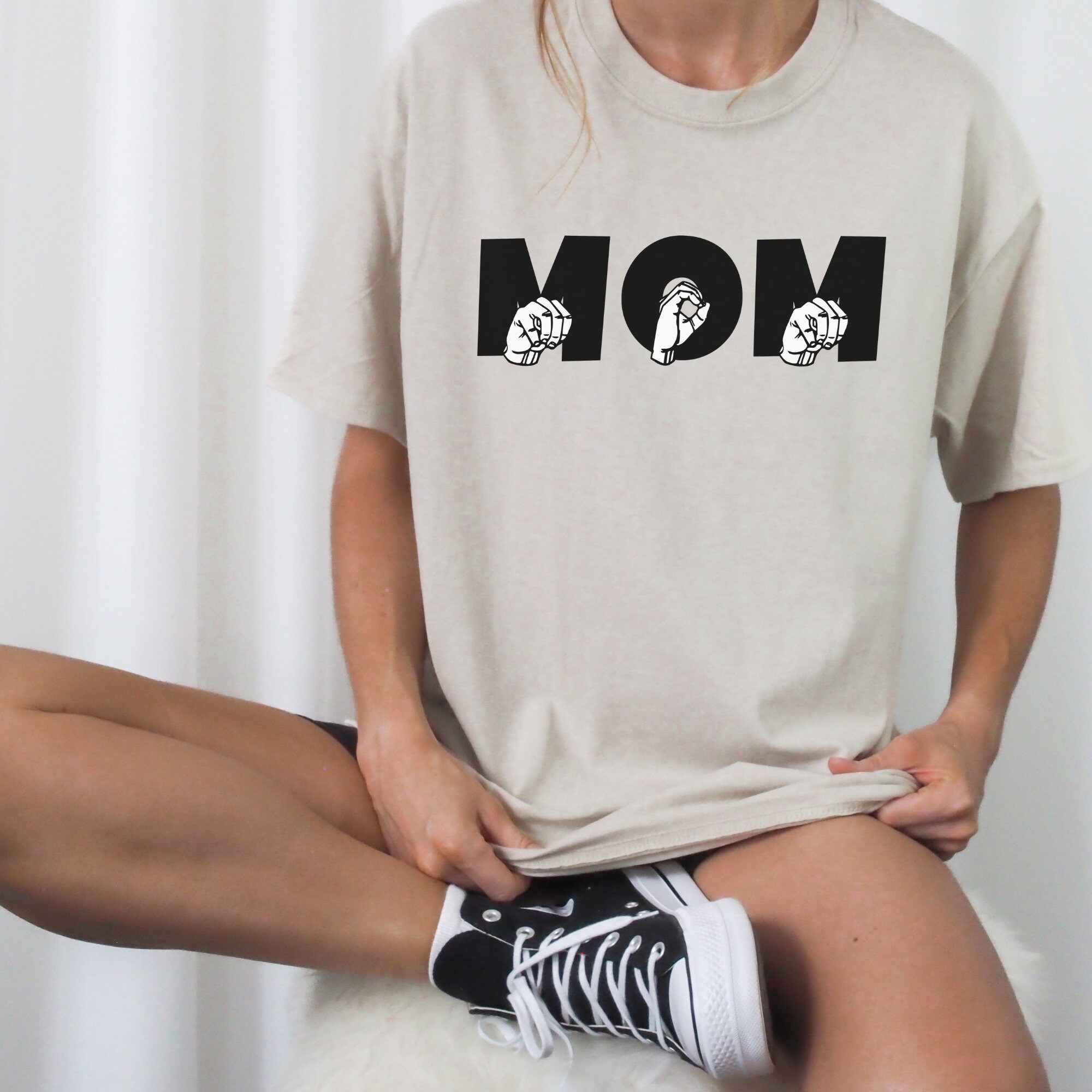 Asl Mom Shirt, ASL Mama, Sign Language Mom Shirt, ASL Mom Gift, Cute ...