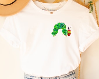 The very hungry caterpillar shirt, teacher shirt, gift for teacher, back to school, children’s book tshirt, caterpillar shirt, teacher gift