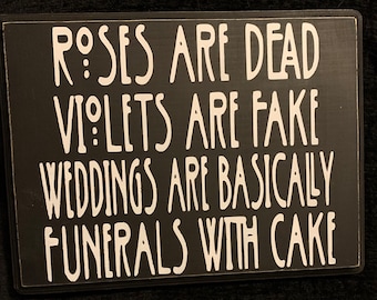 Dark Humor, Gothic Wall Decor, Valentines, Goth Decor, Gallery Wall, Dark Decor, Primitive