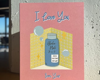 Cute Valentine's Card | Anniversary Card | Boyfriend Girlfriend Card | Funny Relationship Card | Funny Anniversary Card