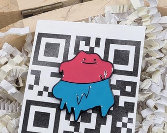 Pin, ditto, pokepin, ditto stuff, cool pins, retro stuff, retro pins, retro, trippy pins