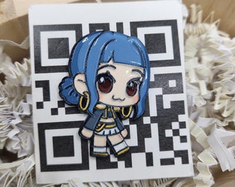 Zoey kpop enamel pin