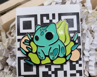 ONLY 50 MADE Bulbasaur Enamel Pin, Funk Pokepin, Retro Style
