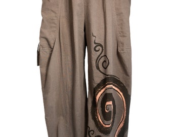 Casual, Yoga, Gym 100% Cotton, Unisex Pants, Fits women size 2 -12, Men size 28 - 40.