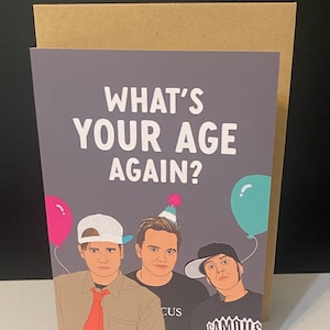 Blink inspired birthday card