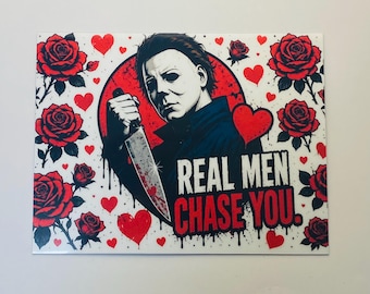 Real men chase you Magnet