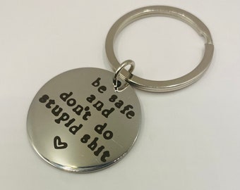 Be safe keyrings