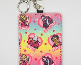 Card holder Keyring - Pastel Horror