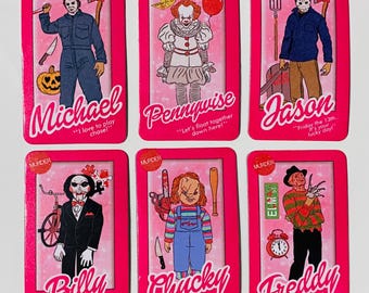 Horror Character Magnets