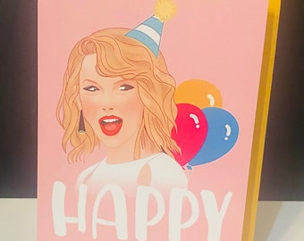 Swiftie inspired birthday cards