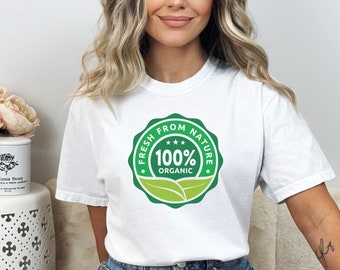 Organic T-Shirts,Organic Shirts,Organic Cotton Fabric Tshirt,Eco-Friendly Clothing,Sustainable Apparel,Gender Neutral,Farmers Market Shirt