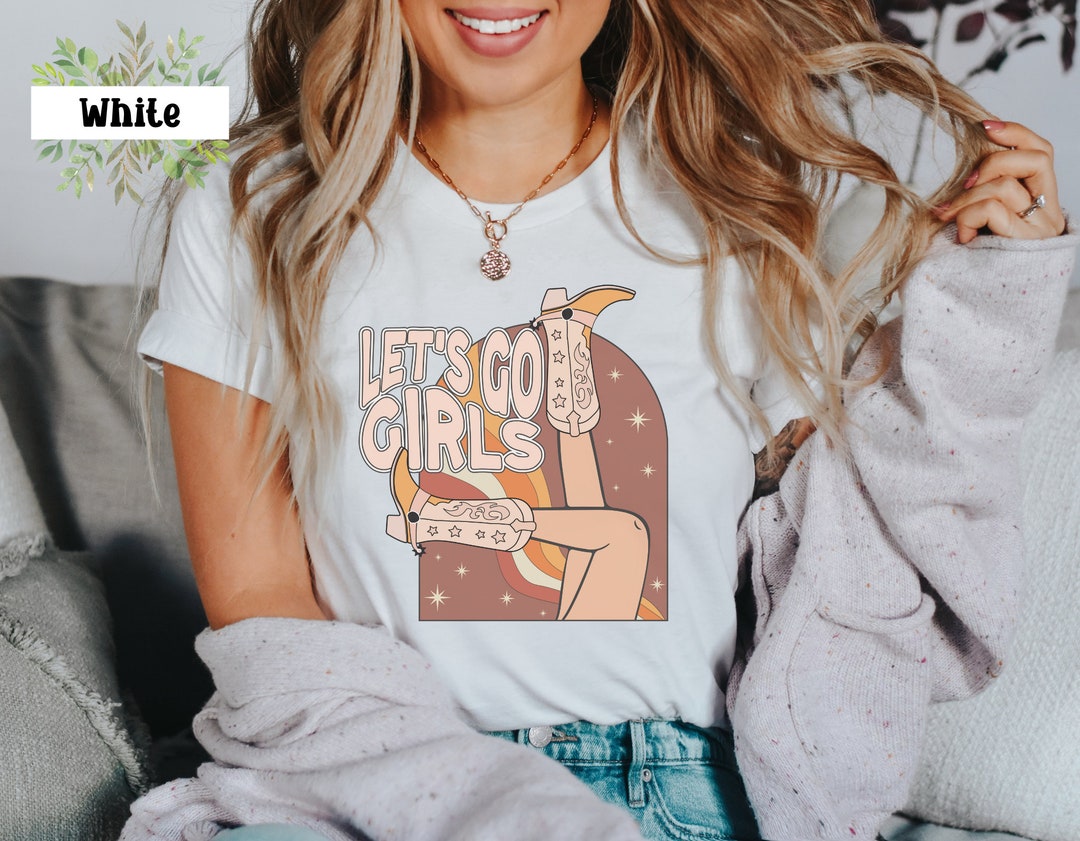 Lets Go Girls Graphic Tee,lets Go Girls T-shirt,retro Graphic Tee,gifts ...