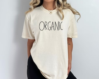 Organic T-Shirts,Organic Shirts,Organic Cotton Fabric Tshirt,Eco-Friendly Clothing,Sustainable Apparel,Gender Neutral,Farmers Market shirt