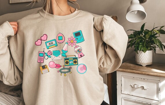 90 s Girl Sweatshirt 90 s Girl Toys 90 s Girl Art Sweater retro 90 s Tee vintage 90 s Top 90 s Cartoon 90 s Gifts her Gift 90 s Nostalgia Etsy