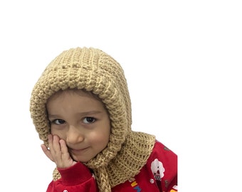 Patrón de pasamontañas de crochet / Patrones de crochet, Patrón en PDF, Descarga digital, Inglés, Pasamontañas para niños