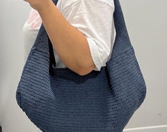 Serene Crochet Hobo Bag PDF Pattern | Crochet Bag Pattern , Shopping Bag , Tote Bag English Pdf, Crochet Bag Pattern