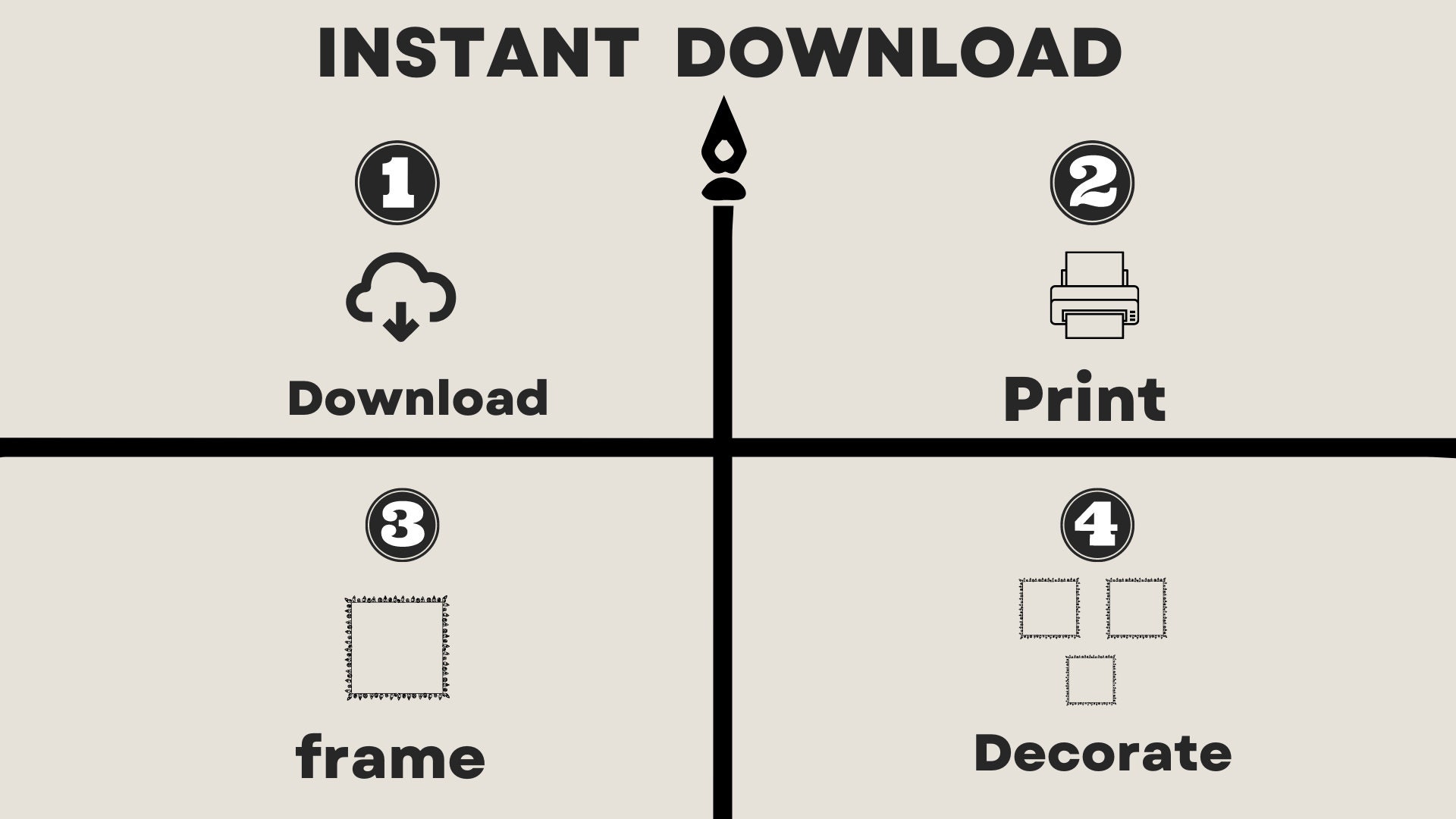 Nail Salon Decor , Nail Wall Art, Digital Download, Nail Salon Wall Art