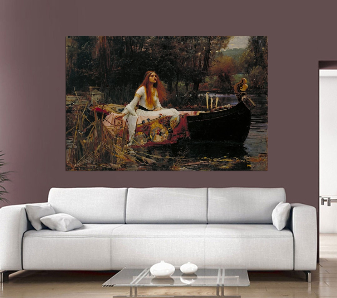 The Lady of Shalott by John William Waterhouse Poster, Ophelia Poster