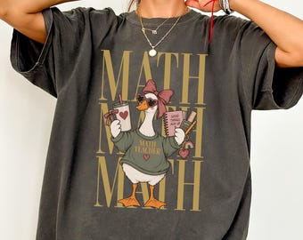 Math Teacher Shirt, Mathematics Teacher T-Shirt, Middle School Math Tee, Math Educator Gift, Back to School Shirt, Teacher Graduation Gift