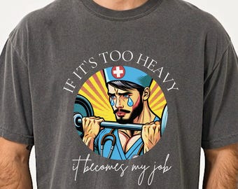 Male Nurse Tshirt, Male Nurse Gift, Murse Shirt, Gift for Male Nurse, Registered Nurse Man, Nurse Graduation Gift, Nursing Student Gift