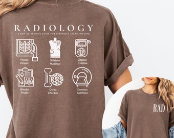 Xray Tech Shirt, Radiologic Technologist Comfort Colors Tee, Radiology Tech Gift, Rad Tech Shirt, Radiographer Gift, X Ray Technician Shirt