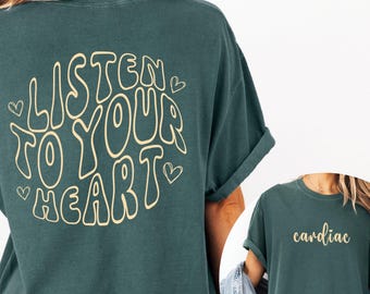 Cardiac Nurse Comfort Colors® Shirt, Cardiologist Gift, Cardiology Nurse Tee, Gift for CVICU Nurse, Cardiovascular Nurse, Cardiac ICU RN