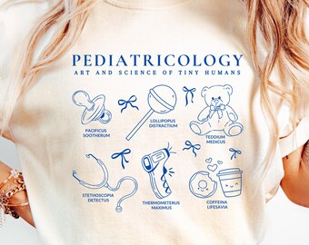 Pediatric Nurse Comfort Colors® Shirt, PEDS Nurse Tshirt, Gift for PEDS Nurse, Picu Nurse Shirt, Pediatric Nurse Team Shirt, Peds Nurse Team