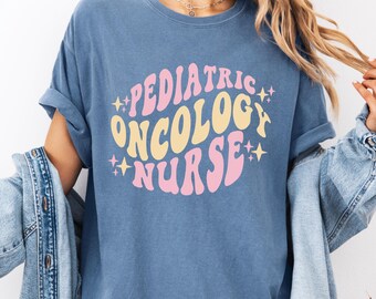 Pediatric Oncology Nurse Shirt, Peds Oncology Unit Tee, Pedi Onc Rn T-Shirt,Pediatric Oncology Hematology Nurse Gift,Pediatric Nurse Gift