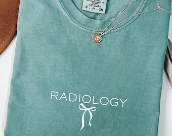 Radiology Comfort Colors® Xray Tech Shirt, Rad Tech Shirt, Radiology Tshirt, Xray Tech Gift, Rad Tech Gift, Radiology Technologist Shirt