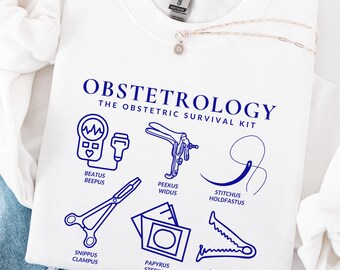 Obstetrics and Gynecology Sweater, OBGYN Sweatshirt, Gift for Ob Nurse, OB-GYN Nurse Sweatshirt, Obgyn Sonographer, Obgyn Rn Crewneck