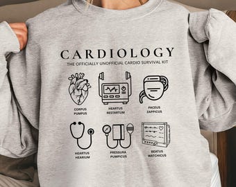 Cvicu Nurse Sweatshirt, Cardiology Sweatshirt, Cardiology Student, Cardiac Care, Heart Nurse Gift, Cardiologist Gifts, Cardiac Sweatshirt