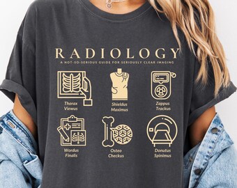 Radiology Comfort Colors® Xray Tech Shirt, Rad Tech Shirt, Radiology Tshirt, Xray Tech Gift, Rad Tech Gift, Radiology Technologist Shirt